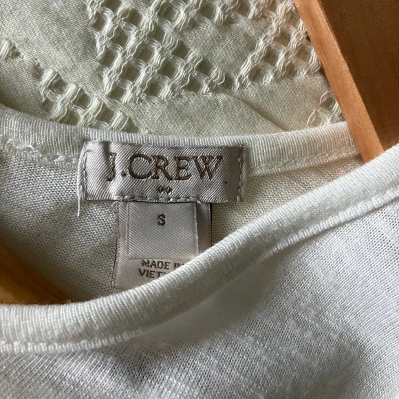 J CREW Off White Tunic Tank Blouse Size S - Picture 10 of 11